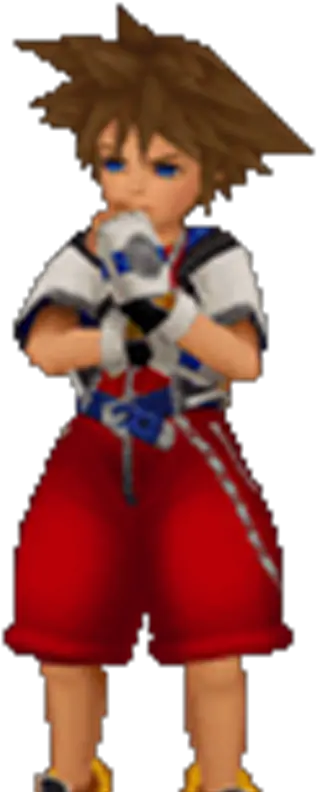 Download Sora Talk Sprite Khrec Kingdom Hearts Sora Kingdom Hearts Sora Sprites Png Kingdom Hearts Sora Png