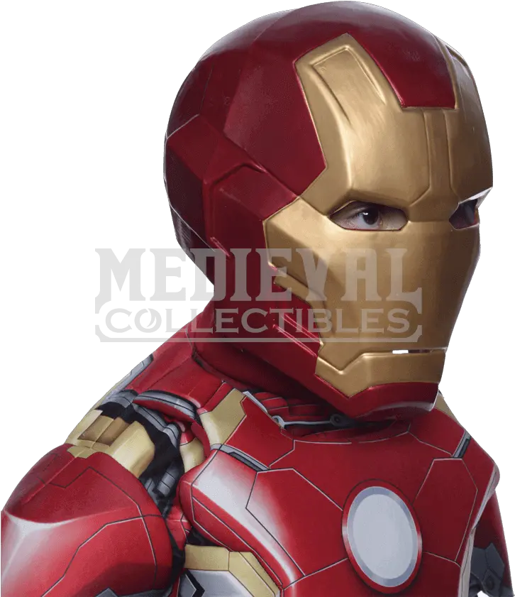 Download Hd Age Of Ultron Kids Iron Man Mask Avengers 2 Mask Iron Man Costume Kids Png Iron Man Mask Png