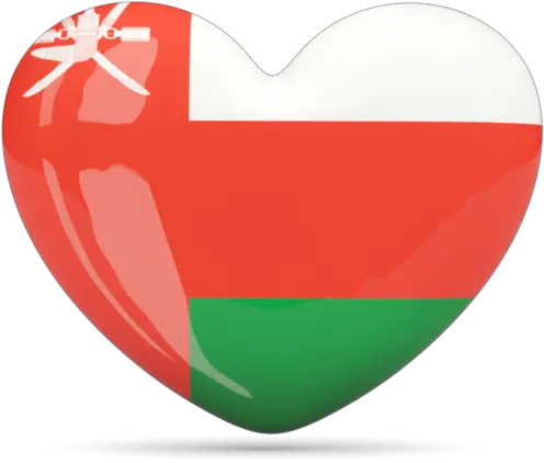 Football Heart Png Oman Coat Of Arms Oman Flag Png