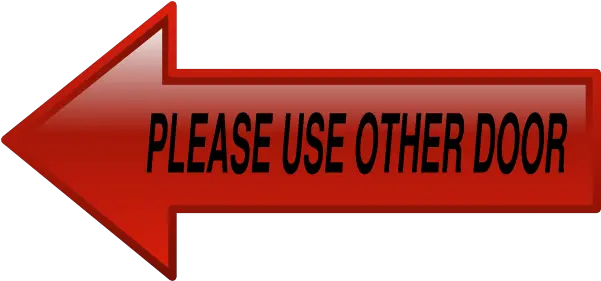Door Sign Clip Art Please Use Other Door Clipart Graphics Png Door Clipart Png
