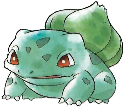 Bulbasaur Pokemon Red Png Image Bulbasaur Artwork Official Bulbasaur Transparent