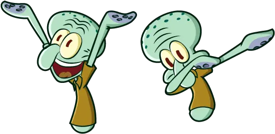 Squidward Dab Cursor Dab Squidward Png Squidward Png