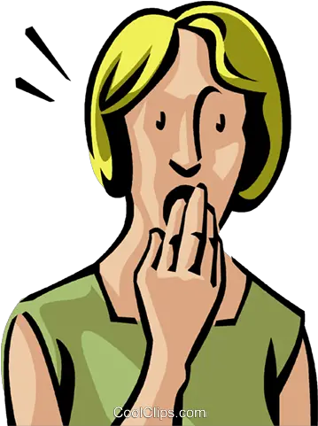 Shocked Woman Royalty Free Vector Clip Art Illustration Shocking Clipart Png Shocked Face Png