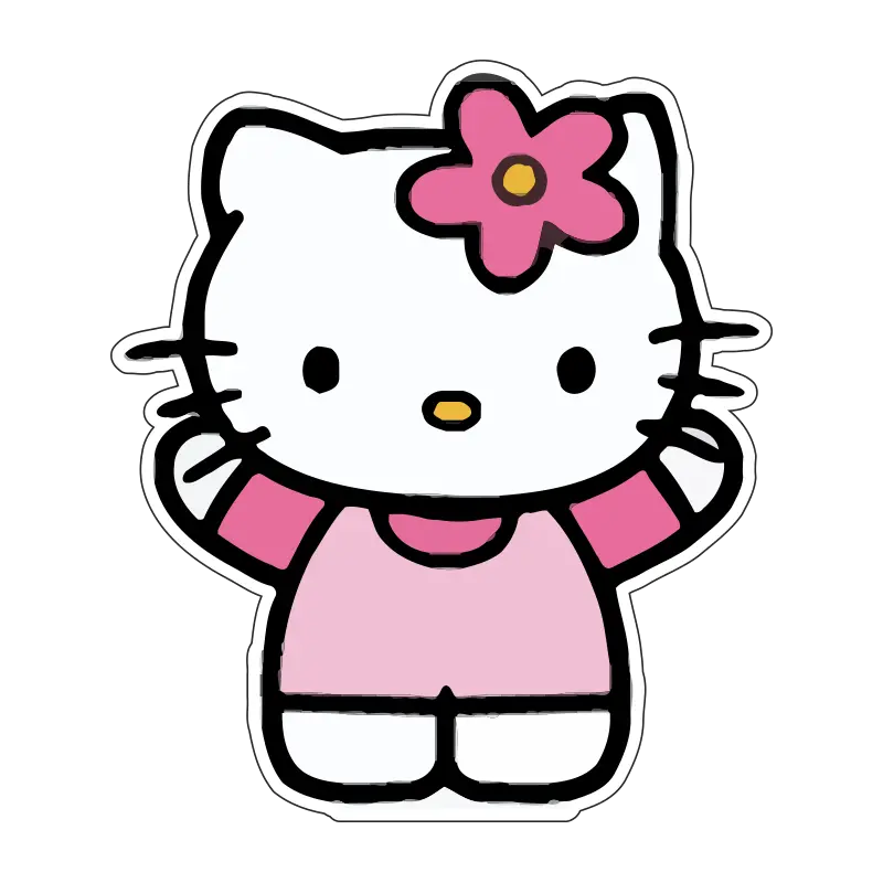 Hello Kitty Silueta Png