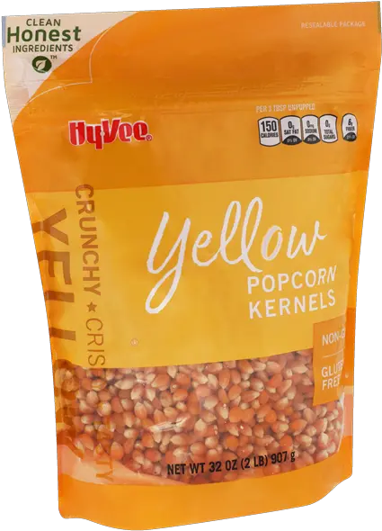 Hy Vee Yellow Popcorn Kernels Hyvee Aisles Online Grocery Corn Kernel Png Popcorn Kernel Png