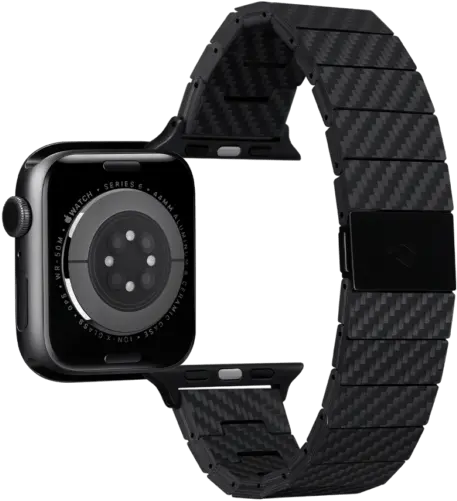 Pitaka Carbon Fiber Link Bracelet Watch Apple Watch Png Hex Icon Watch Band