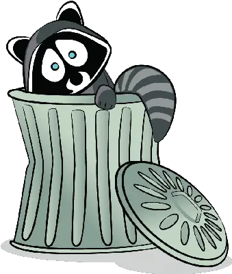 Raccoon Trash Png U0026 Free Trashpng Transparent Racoon Trash Can Clip Art Raccoon Transparent