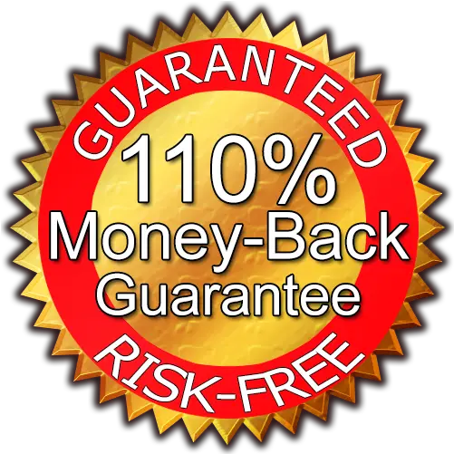 110 Money Back Guarantee U2022 California Medical Marijuana Circle Png Money Back Guarantee Png