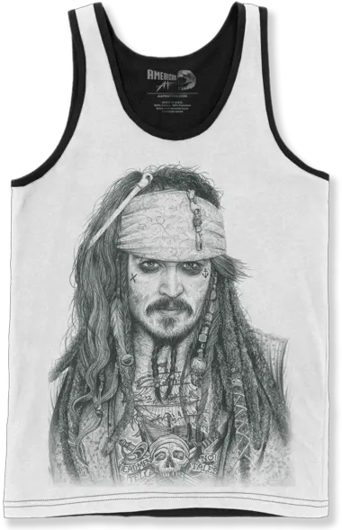 Inked Captain Jack Sparrow Inked Aldo Tank Top Png Jack Sparrow Png