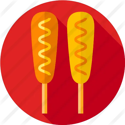 Hot Dog Hot Dog Flat Icon Png Corn Dog Png