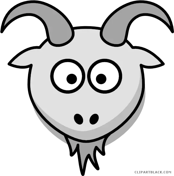 Cartoon Clipartblack Com Animal Free Black White Goat Clip Art Png Goat Png