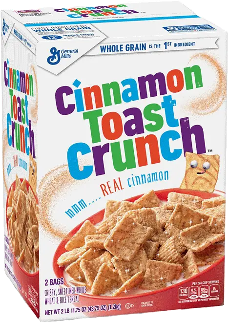 Cinnamon Toast Crunch Cereal Ct Cereal Box Cinnamon Toast Crunch Png Cinnamon Toast Crunch Logo