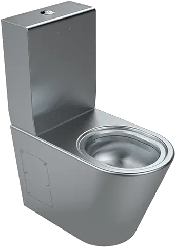 Toilet Suite Close Couples Stainless Steel Britex Stainless Steel Toilet Png Toilet Transparent