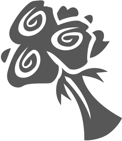 Rose Bouquet Icon Transparent Png U0026 Svg Vector File Flower Bouquet Png Black And White Bouquet Transparent Background