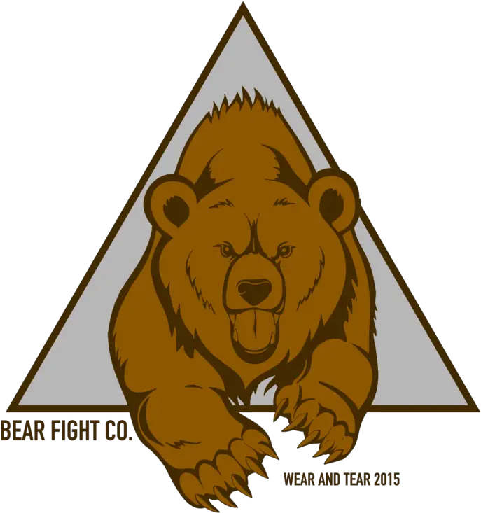 Download Hd False Bear Wall Vinyl Decal Grizzly Running Grizzly Bear Cartoon Png Grizzly Bear Png