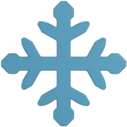 Premium Snowflake 3d Illustration Download In Png Obj Or Language Snowflake Facebook Icon