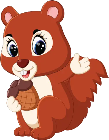 Squirrel Funny Squirrel Squirrel Cartoon Png Squirrel Transparent Background