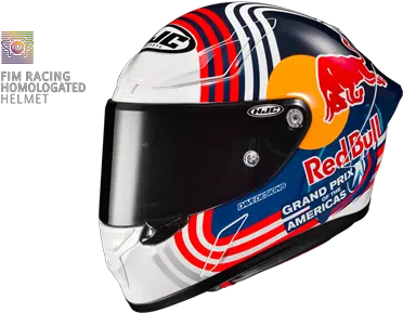 Hjc Rpha 1 Red Bull Austin Gp Hjc Red Bull Helm Png Icon Bioskull Helmet