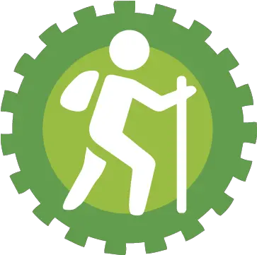 Eco Recreation U2013 Chicago Park District Road Construction Logo Design Free Png Hiking Icon