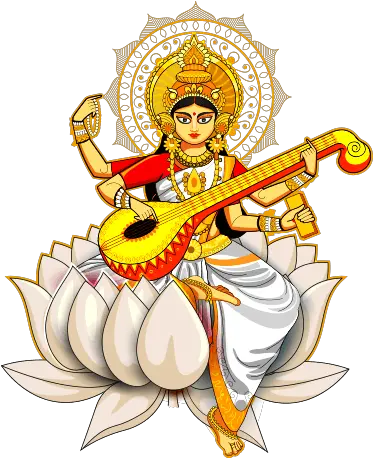 Download Vasant Panchami Cartoon Musical Instrument Plucked Wishes Happy Basant Panchami Png Me Png