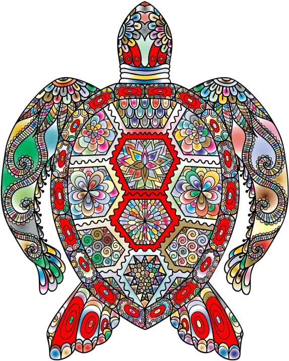Turtle Png Svg Clip Art For Web Download Clip Art Png Mandalas De Tortugas Pintadas Turtle Icon Png