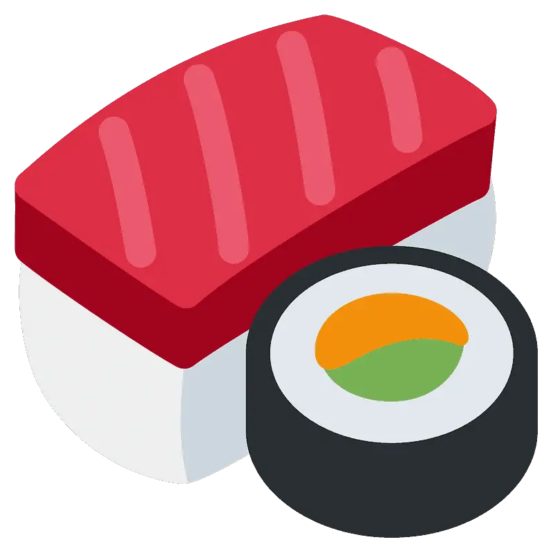 Sushi Emoji Icon Of Flat Style Available In Svg Png Eps Sushi Favicon Sushi Png