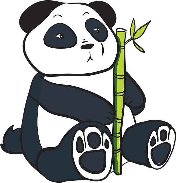 Panda China Bear Free Vector Graphic On Pixabay Clipart Panda Bamboo Png Panda Png