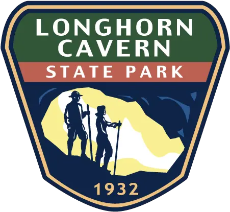 Longhorn Cavern State Park Texas State Park Logo Png Cave Story Logo
