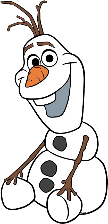 Olaf Clip Art From Frozen Disney Galore Frozen Pictures To Colour Png Olaf Transparent