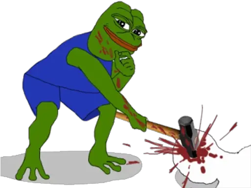 Telegram Sticker 16 From Collection Pepe The Frog Pepe Killing Wojak Png Pepe The Frog Transparent