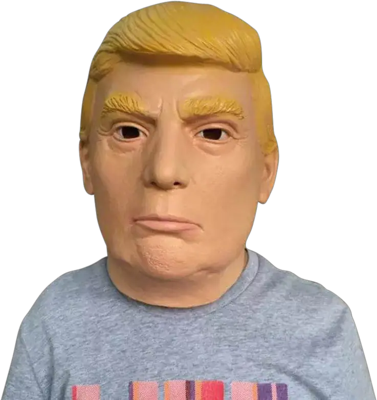 Donald Trump American Us President Latex Mask For Party And Halo Ween Adult Size Mask Png Trump Wig Png