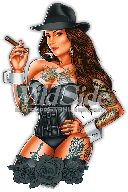 Download Gangster Pin Gangster Pin Up Girl Png Pin Up Girl Png