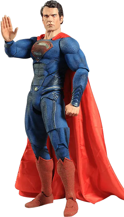 Download Man Of Steel Large Superman Action Figure Png Image Super Man Action Figure Png Man Of Steel Png