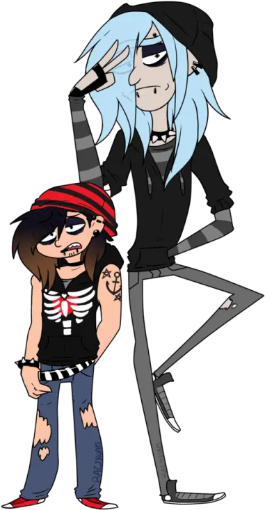 Download Free Rick Tumblr My Au And Morty The Emo Rick And Morty Emo Kid Png Rick Sanchez Transparent
