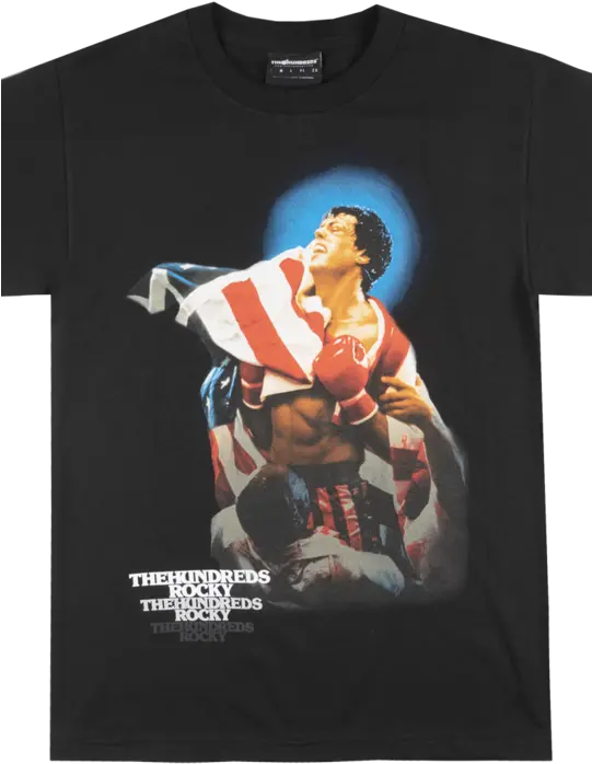 Download Hd The Hundreds Rocky Balboa Clubber T Shirt Mens Not Over Till Over Rocky Png Rocky Balboa Png