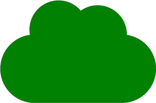 Green Cloud 5 Icon Free Green Cloud Icons Green Cloud Png Cloud Png