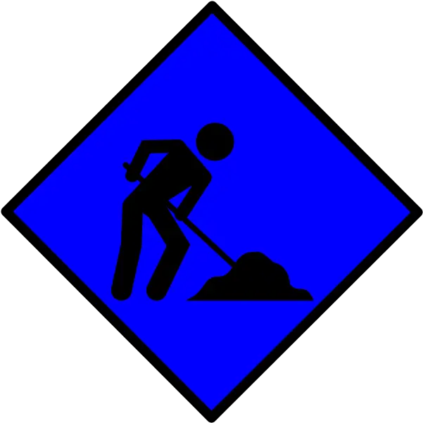 Señal Hombres Trabajando Vector Clipart Best Language Png Men At Work Icon