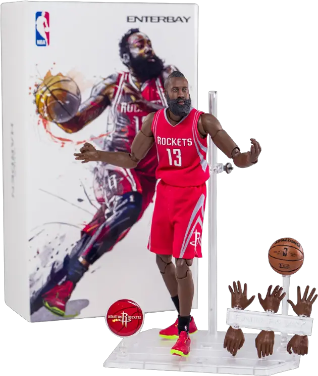 Download Enterbay Soldier Model 19 Blue Ball Star Hand Can James Harden Iphone Case Png James Harden Png