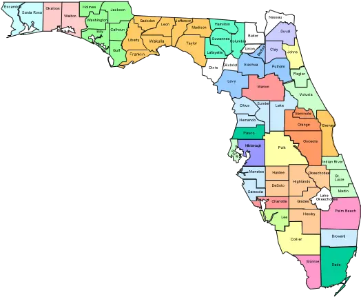 Transparent Maps Format U0026 Png Clipart Free Map Of Florida Kids Florida Map Png