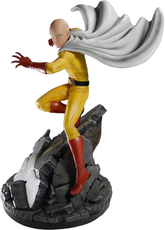 Download One Punch One Punch Man 14 Scale Statue Saitama One Punch Man Statue Png Saitama Transparent