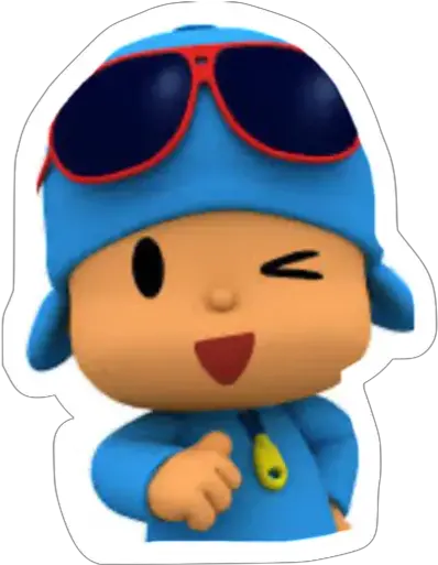 Sticker Maker Pocoyo Stickers Stickers De Pocoyo Png Pocoyo Png