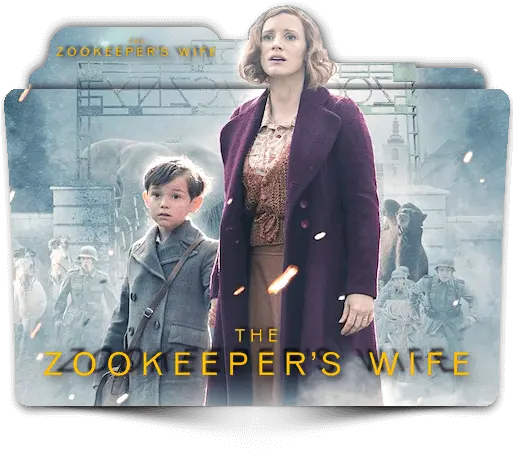 The Zookeepers Wife Folder Icon Designbust Wife Poster Png Icon Keeper