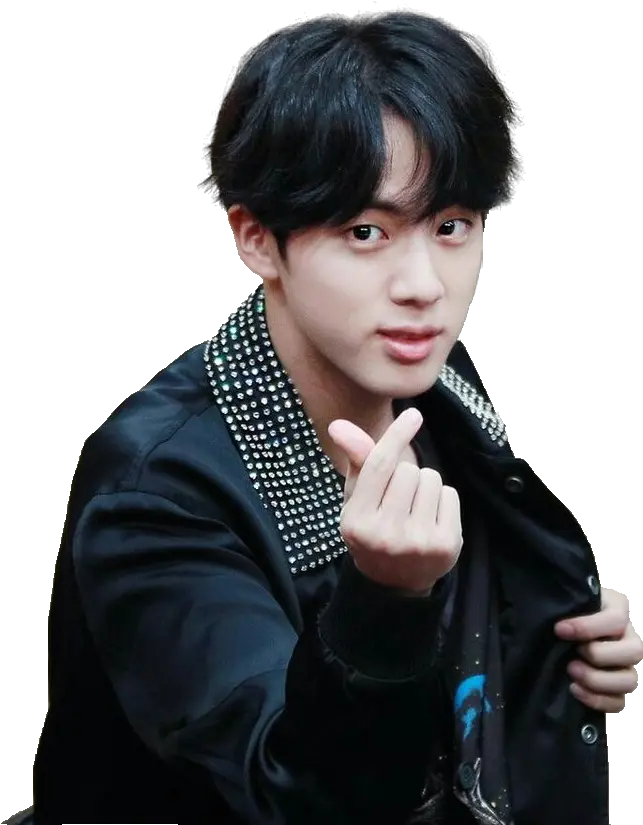 Suga Bts Png Bts Heart Png Jin Bts Finger Heart Jin Bts Heart Jin Png