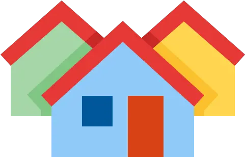 Neighborhood Icon In Color Style Neighborhood Png Small Home Icon