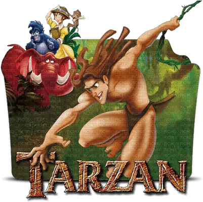 Tarzan Disney Movie Picmix Png Disney Folder Icon