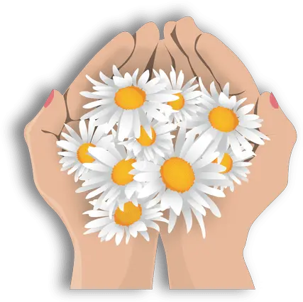 Transparent Png Svg Vector Flower In Hand Png Hand Holding Gun Transparent