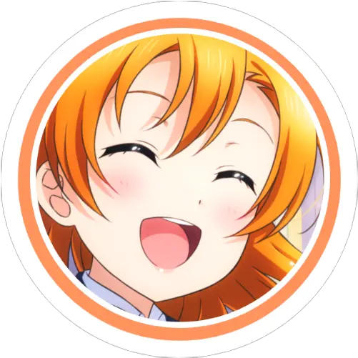 Idol U0026 Anime Graphics Happy Png Rin Hoshizora Icon
