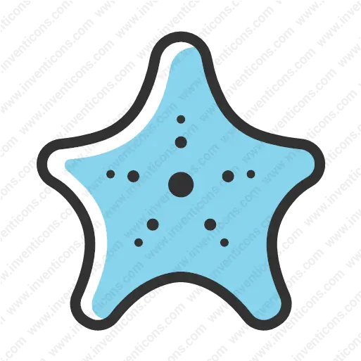 Download Star Fish Vector Icon Inventicons Horizontal Png Sea Star Icon
