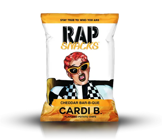 Rap Snacks Notorious Big Icon Honey Jalapeno Potato Chips Rap Snacks Cardi B Cheddar Bbq Png Bag Of Chips Icon