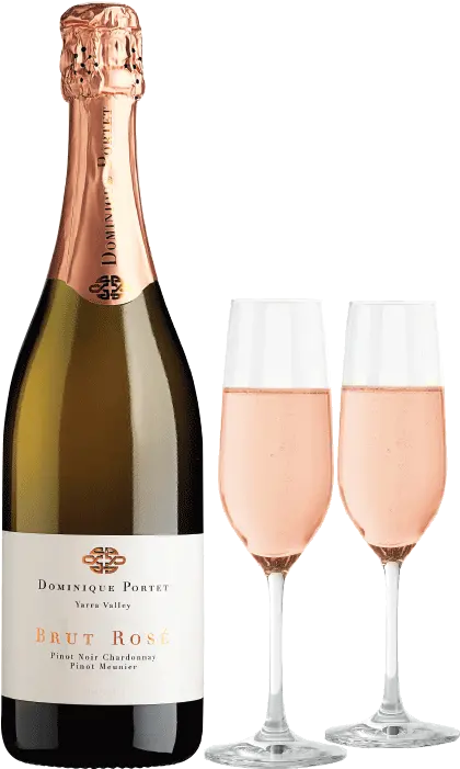 Sparkling Rosé 2 Glasses Gift Pack Wine Selectors Sparkling Rose Wine Glass Png Champagne Glasses Png